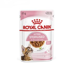 غذای-پوچ-بچه-گربه-عقیم-شده-استریلایزد-رویال-کنین-Royal-Canin-Cat-kitten-Sterilised-Wet-food-وزن-85-گرم.