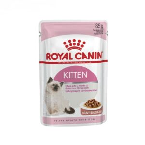 غذای-پوچ-گربه-کیتن-رویال-کنین-Royal-Canin-Cat-Kitten-Wet-Food-Pouch-وزن-85-گرم