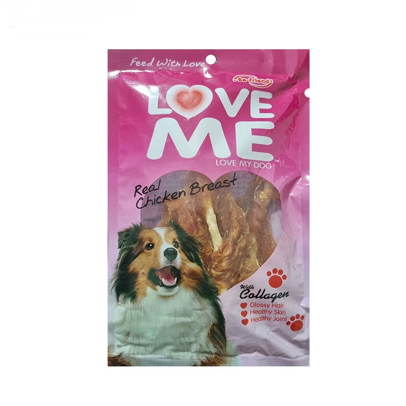 تشویقی-جویدنی-ترد-سگ-طعم-مرغ-لاومی-Love-Me-Crunchy-Chicken-Flavored-Treats-For-Dogs-وزن-60-گرم-1