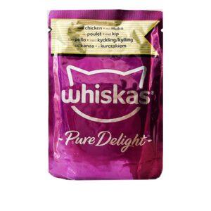 غذای-پوچ-گربه-بالغ-با-طعم-مرغ-ویسکاس-Whiskas-Pure-Delight-Chicken-in-Gravy-Pouch-وزن-85-گرم.