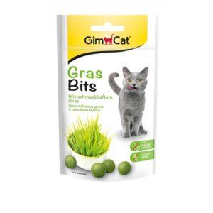 قرص علف ویژه گربه جیم کت (GimCat GrasBits) وزن 50 گرم