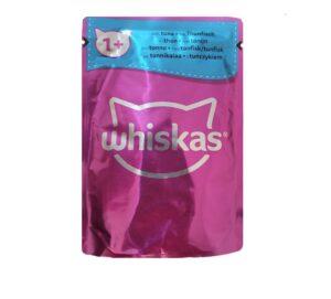 غذای-پوچ-گربه-بالغ-با-طعم-تن-ویسکاس-Whiskas-Tuna-Pouch-وزن-85-گرم-