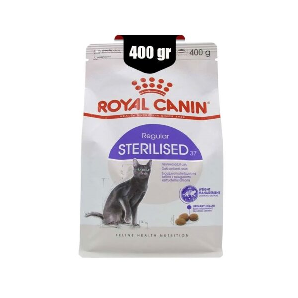 غذای خشک گربه بالغ عقیم شده استریلایزد رویال کنین (Royal Canin Sterilised Cat) وزن 400 گرم