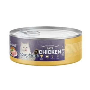 کنسرو گربه با طعم مرغ پته هپی تایم (Happy Time Chicken Pate for Adult Cats) وزن 80 گرم