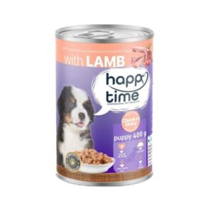 غذای کنسرو سگ پاپی با طعم گوشت بره هپی تایم (Happy Time Lamb Dog Can For Puppies) وزن 400 گرم