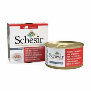 گربه-با-طعم-ماهی-تن-و-میگو-شسیر-Schesir-Tuna-With-Shrimps-وزن-85-گرم