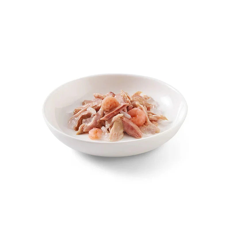 کنسرو-گربه-با-طعم-ماهی-تن-و-میگو-شسیر-SchesirTuna-With-Shrimps-in-jelly-وزن-140-گرم